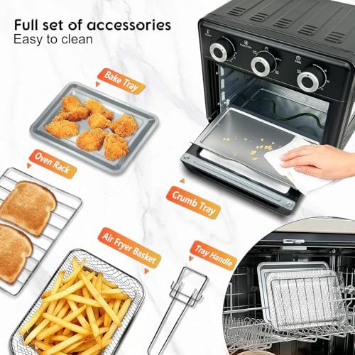 Compact 3-Layer Air Fryer Toaster Oven — photo 5