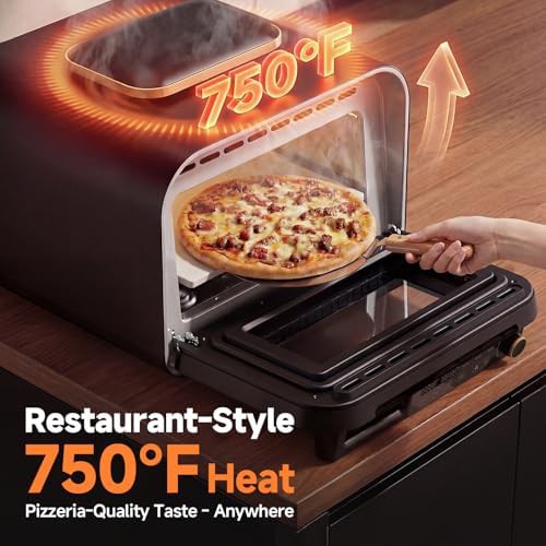 Waterproof Convection Pizza Oven with Stone and Peel — photo 4