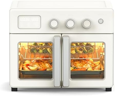 Linen French Door Air Fryer Toaster Oven