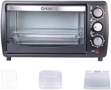 Black 12L Compact Countertop Oven