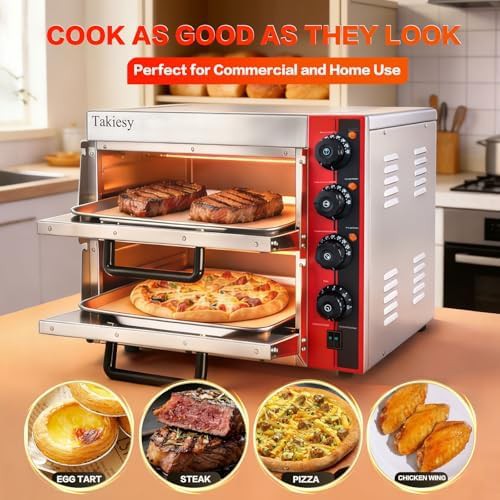 Stainless steel double decker commercial oven — photo 4