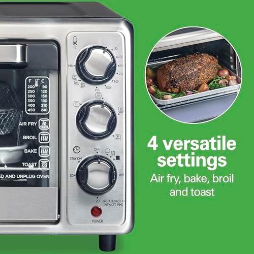 Stainless Steel Front Air Fryer Toaster Oven — photo 3