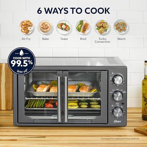 Oster extra large stainless french door oven — photo 4