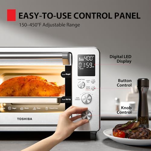Extra large stainless steel air fryer oven — photo 5