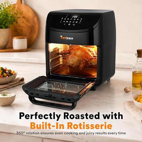 Digital Air Fryer Oven with Rotisserie Function — photo 3