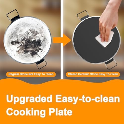 White 12 inch electric indoor pizza oven — photo 4