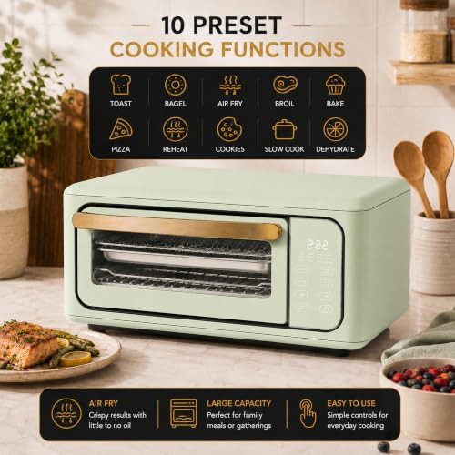 Sage Green Infrared Air Fryer Combo — photo 3