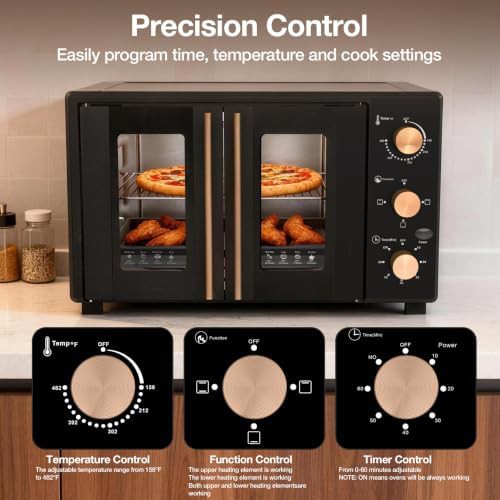 Wabk french door toaster black 40qt oven — photo 4