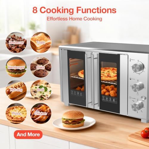 Wabk french door toaster silver 40qt oven — photo 5