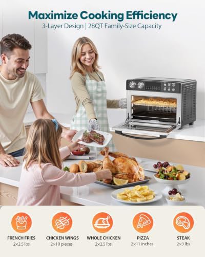 Sparkle Black 28QT HeatWave Convection Oven — photo 4
