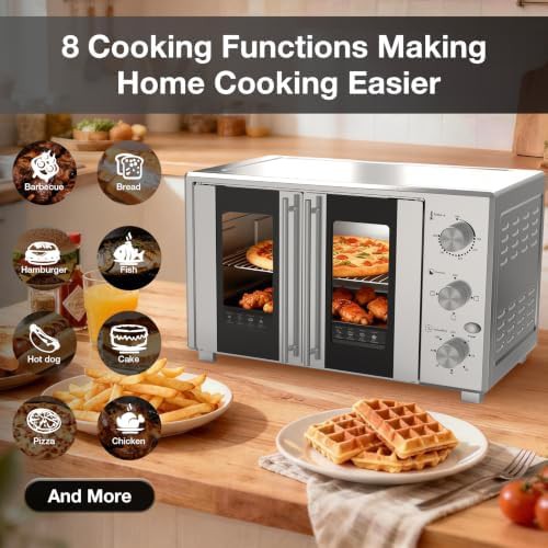 Silver French Door Oven with Infrared SpeedHeat — photo 4