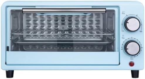 Blue 4-Slice Countertop Toaster Oven