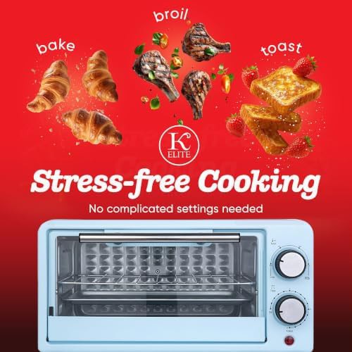Blue 4-Slice Countertop Toaster Oven — photo 5