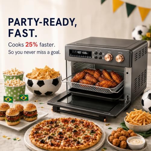 Large digital infrared air fryer oven — photo 3