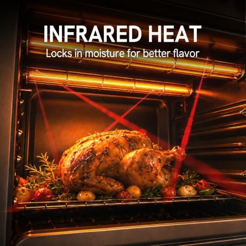 Large digital infrared air fryer oven — photo 4