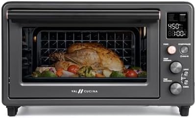 Large capacity enamel interior convection oven