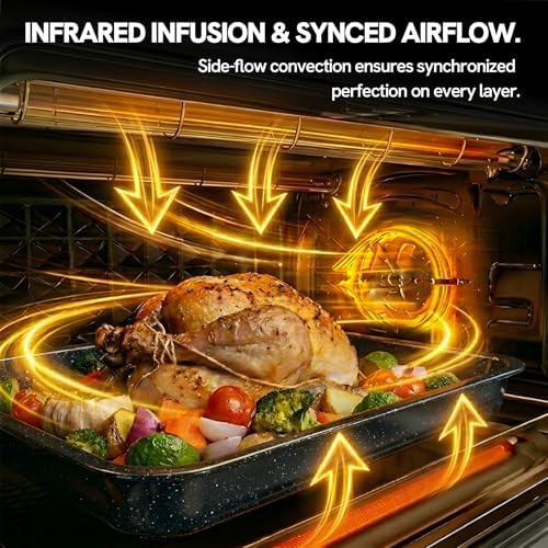 Large capacity enamel interior convection oven — photo 4